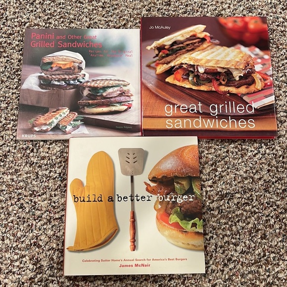 Sandwich/ Burger cookbooks (3) - Picture 1 of 2